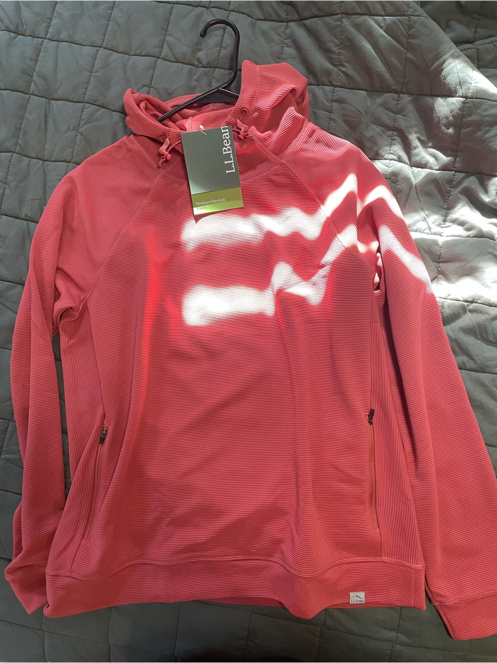 L.L. Bean Women's Coral Cowl-Neck Pullover Sweater
